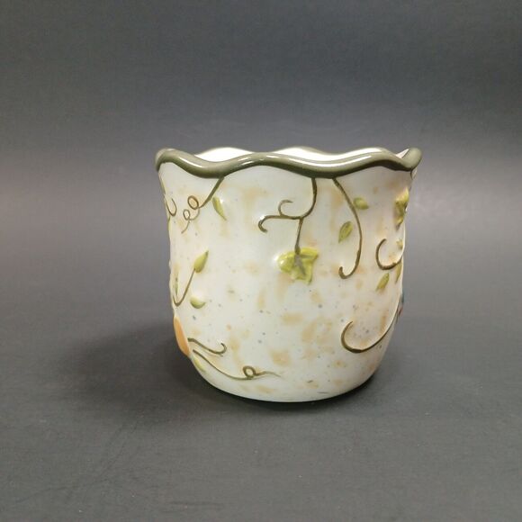 Party Lite Votive Candle Holder Winding Lane Susan Winget Bluebird Pineapple - Picture 3 of 9